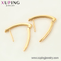 97069 xuping hoop 18k couleur or luxe synthétique CZ femmes boucles d&#39;oreilles